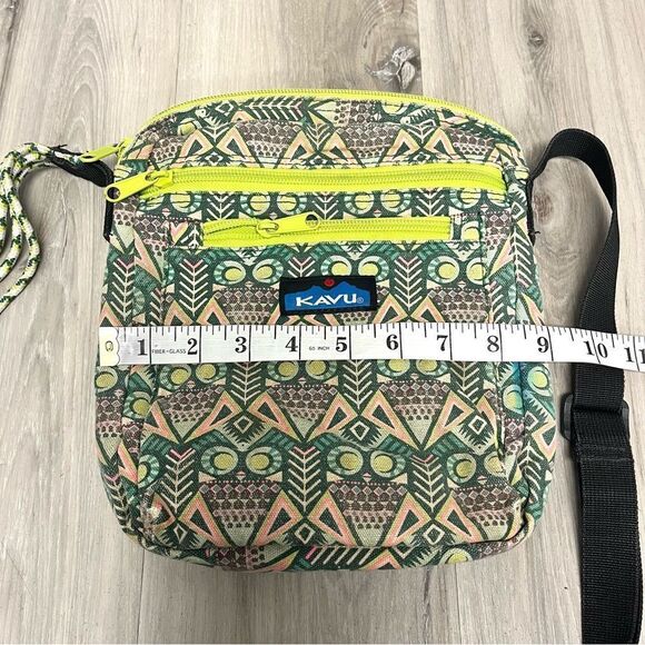 Kavu Purse Women’s OS Green Tribal Print Crossbody Bag - Picture 7 of 8